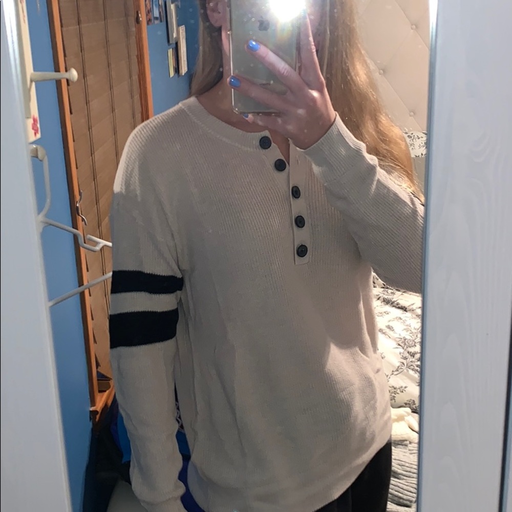 Button up sweater
